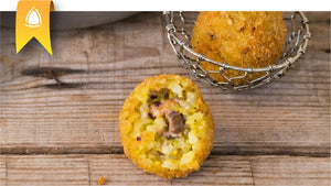 Arancinette Pistacchio e Salmone
